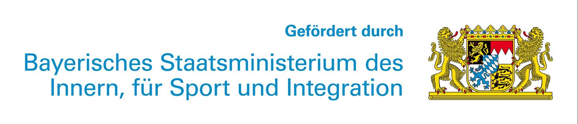 Logo des Bayerischen Staatsministeriums des Innern, für Sport und Integration